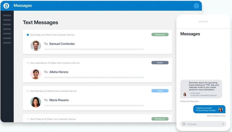 Appfolio Resident Text Messages