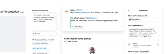 Lattice Performance Management: Feedback