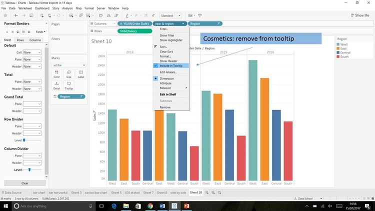 Tableau Custom Chart Builder
