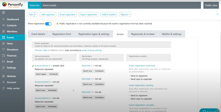 Email templating in Wild Apricot