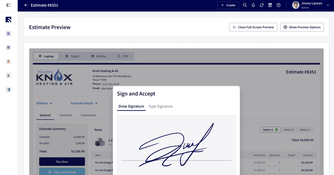 FieldPulse: Estimate Preview
