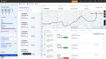 FourKites Screenshot