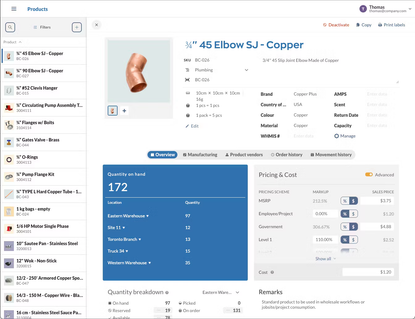 inFlow Inventory Screenshot