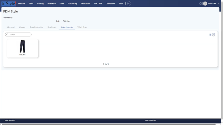 InStyle PDM Attachments