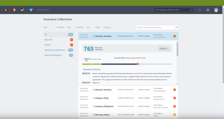 Kareo Billing Insurance Collections Medical Practice Management Software