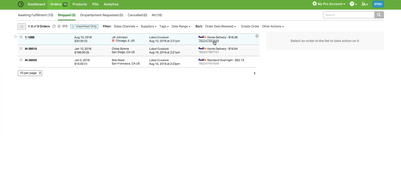 Ordoro: Orders Shipped