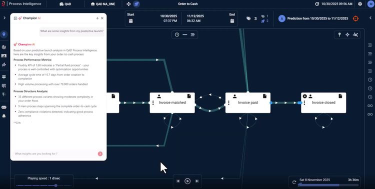QAD Adaptive ERP Champion AI Process Intelligence