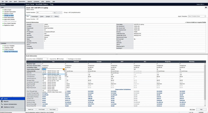 Sage Fixed Assets Screenshot