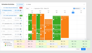 Tractian CMMS: Schedule Activities